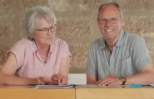 Ulrike Brenner und Jochen Paschedag vom Seniorenbeirat Cadolzburg